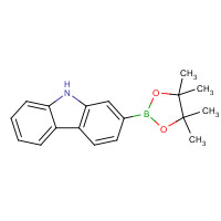 2-(4,4,5,5-tetramethyl-1,3,2-dioxaborolan-2-yl)-9H-carbazole chemical structure 2-(4,4,5,5-tetramethyl-1,3,2-dioxaborolan-2-yl)-9H-carbazole (CAS: 1242412-60-7) - Chemical Structure and Molecular Formula