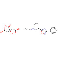 N,N-diethyl-2-(3-phenyl-1,2,4-oxadiazol-5-yl)ethanamine;2-hydroxypropane-1,2,3-tricarboxylic acid (CAS: 1949-20-8) - Related Chemical Product