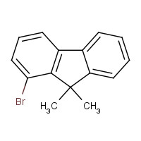 1-bromo-9,9-dimethylfluorene (CAS: 1225053-54-2) - Chemical Structure and Molecular Formula 