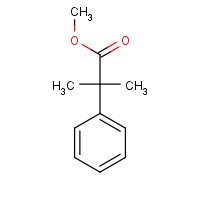 methyl 2-methyl-2-phenylpropanoate (CAS: 57625-74-8) - Chemical Structure and Molecular Formula 