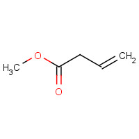 methyl but-3-enoate (CAS: 3724-55-8) - Chemical Structure and Molecular Formula 