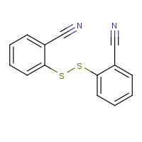 2-[(2-cyanophenyl)disulfanyl]benzonitrile (CAS: 33174-74-2) - Chemical Structure and Molecular Formula 