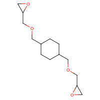 2-[[4-(oxiran-2-ylmethoxymethyl)cyclohexyl]methoxymethyl]oxirane (CAS: 14228-73-0) - Chemical Structure and Molecular Formula 