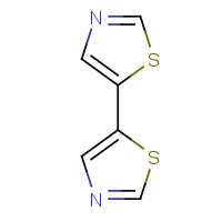 5-(1,3-thiazol-5-yl)-1,3-thiazole (CAS: 19960-72-6) - Chemical Structure and Molecular Formula 