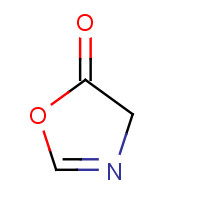 4H-1,3-oxazol-5-one (CAS: 497-24-5) - Chemical Structure and Molecular Formula 