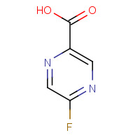 5-fluoropyrazine-2-carboxylic acid (CAS: 1211584-50-7) - Chemical Structure and Molecular Formula 