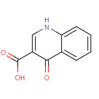 4-oxo-1H-quinoline-3-carboxylic acid (CAS: 13721-01-2) - Chemical Structure and Molecular Formula 