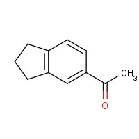1-(2,3-dihydro-1H-inden-5-yl)ethanone (CAS: 4228-10-8) - Chemical Structure and Molecular Formula 