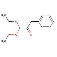 1,1-diethoxy-3-phenylpropan-2-one (CAS: 19256-31-6) - Chemical Structure and Molecular Formula 