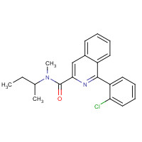 N-butan-2-yl-1-(2-chlorophenyl)-N-methylisoquinoline-3-carboxamide (CAS: 85532-75-8) - Related Chemical Product
