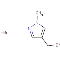 4-(bromomethyl)-1-methylpyrazole;hydrobromide (CAS: 528878-44-6) - Chemical Structure and Molecular Formula 