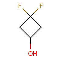 3,3-difluorocyclobutan-1-ol (CAS: 637031-88-0) - Chemical Structure and Molecular Formula 
