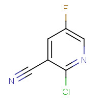 2-chloro-5-fluoropyridine-3-carbonitrile (CAS: 791644-48-9) - Chemical Structure and Molecular Formula 