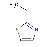 2-ethyl-1,3-thiazole (CAS: 15679-09-1) - Chemical Structure and Molecular Formula 