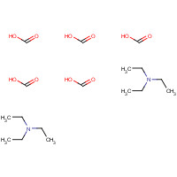 N,N-diethylethanamine;formic acid (CAS: 15077-13-1) - Chemical Structure and Molecular Formula 