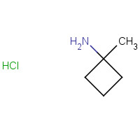 1-methylcyclobutan-1-amine;hydrochloride (CAS: 174886-05-6) - Chemical Structure and Molecular Formula 