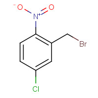 2-(bromomethyl)-4-chloro-1-nitrobenzene (CAS: 31577-25-0) - Chemical Structure and Molecular Formula 