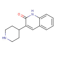 3-piperidin-4-yl-1H-quinolin-2-one (CAS: 205058-78-2) - Chemical Structure and Molecular Formula 