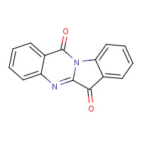 indolo[2,1-b]quinazoline-6,12-dione (CAS: 13220-57-0) - Chemical Structure and Molecular Formula 