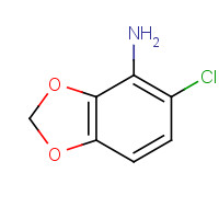 5-chloro-1,3-benzodioxol-4-amine chemical structure 5-chloro-1,3-benzodioxol-4-amine (CAS: 379228-45-2) - Chemical Structure and Molecular Formula