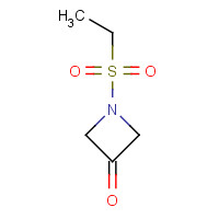 1-ethylsulfonylazetidin-3-one (CAS: 1401222-91-0) - Chemical Structure and Molecular Formula 