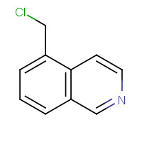 5-(chloromethyl)isoquinoline (CAS: 76518-58-6) - Chemical Structure and Molecular Formula 
