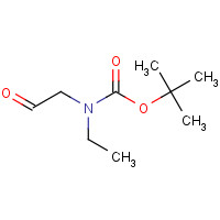 tert-butyl N-ethyl-N-(2-oxoethyl)carbamate (CAS: 315718-06-0) - Chemical Structure and Molecular Formula 