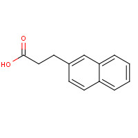 3-naphthalen-2-ylpropanoic acid chemical structure 3-naphthalen-2-ylpropanoic acid (CAS: 21658-35-5) - Chemical Structure and Molecular Formula