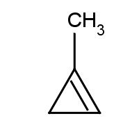 1-methylcyclopropene (CAS: 3100-04-7) - Chemical Structure and Molecular Formula 