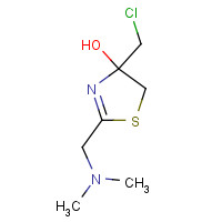 4-(chloromethyl)-2-[(dimethylamino)methyl]-5H-1,3-thiazol-4-ol (CAS: 92759-37-0) - Related Chemical Product
