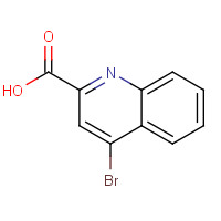 4-bromoquinoline-2-carboxylic acid (CAS: 209003-46-3) - Chemical Structure and Molecular Formula 