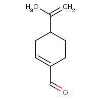 4-prop-1-en-2-ylcyclohexene-1-carbaldehyde (CAS: 2111-75-3) - Chemical Structure and Molecular Formula 