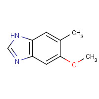 5-methoxy-6-methyl-1H-benzimidazole (CAS: 92799-41-2) - Chemical Structure and Molecular Formula 