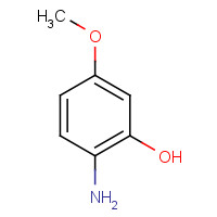 2-amino-5-methoxyphenol (CAS: 40925-70-0) - Chemical Structure and Molecular Formula 