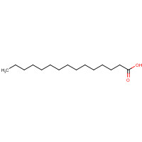 pentadecanoic acid (CAS: 1002-84-2) - Chemical Structure and Molecular Formula 