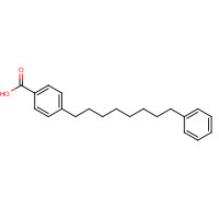 4-(8-phenyloctyl)benzoic acid (CAS: 1334237-09-0) - Chemical Structure and Molecular Formula 