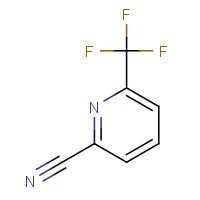 6-(trifluoromethyl)pyridine-2-carbonitrile (CAS: 887583-52-0) - Chemical Structure and Molecular Formula 