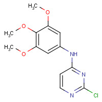 2-chloro-N-(3,4,5-trimethoxyphenyl)pyrimidin-4-amine (CAS: 354817-49-5) - Chemical Structure and Molecular Formula 