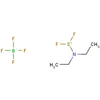 diethylamino(difluoro)sulfanium;tetrafluoroborate (CAS: 63517-29-3) - Chemical Structure and Molecular Formula 