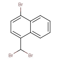 1-bromo-4-(dibromomethyl)naphthalene (CAS: 1008361-70-3) - Chemical Structure and Molecular Formula 