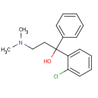 1-(2-chlorophenyl)-3-(dimethylamino)-1-phenylpropan-1-ol (CAS: 791-35-5) - Related Chemical Product