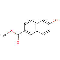 methyl 6-hydroxynaphthalene-2-carboxylate (CAS: 17295-11-3) - Chemical Structure and Molecular Formula 