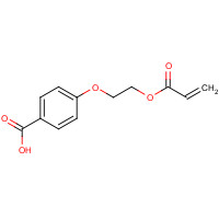 4-(2-prop-2-enoyloxyethoxy)benzoic acid chemical structure 4-(2-prop-2-enoyloxyethoxy)benzoic acid (CAS: 69260-38-4) - Chemical Structure and Molecular Formula
