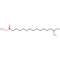 methyl 14-methylpentadecanoate (CAS: 5129-60-2) - Chemical Structure and Molecular Formula 
