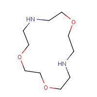 1,4,10-trioxa-7,13-diazacyclopentadecane (CAS: 31249-95-3) - Chemical Structure and Molecular Formula 
