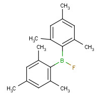 fluoro-bis(2,4,6-trimethylphenyl)borane (CAS: 436-59-9) - Chemical Structure and Molecular Formula 