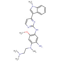 1-N-[2-(dimethylamino)ethyl]-5-methoxy-1-N-methyl-4-N-[4-(1-methylindol-3-yl)pyrimidin-2-yl]benzene-1,2,4-triamine (CAS: 1421372-66-8) - Related Chemical Product