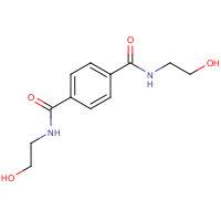 1-N,4-N-bis(2-hydroxyethyl)benzene-1,4-dicarboxamide (CAS: 18928-62-6) - Chemical Structure and Molecular Formula 