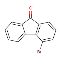 4-bromofluoren-9-one (CAS: 4269-17-4) - Chemical Structure and Molecular Formula 
