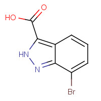7-bromo-2H-indazole-3-carboxylic acid (CAS: 885278-71-7) - Chemical Structure and Molecular Formula 